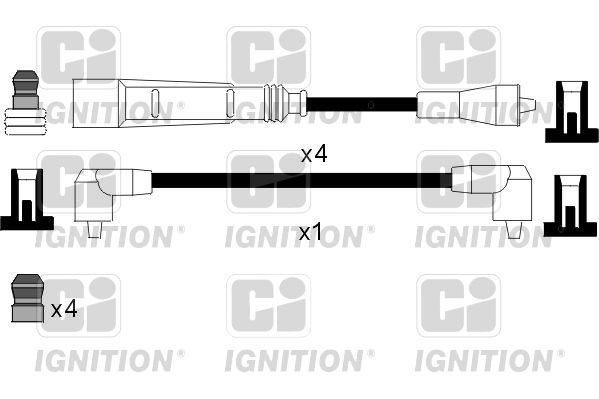 QUINTON HAZELL Augstsprieguma vadu komplekts XC1063